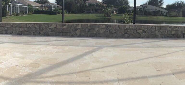 Elaborate Retaining Wall Installation